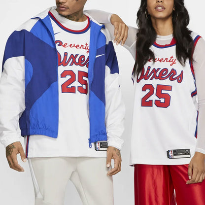Nike NBA Philadelphia 76ers Ben Simmons Retro SW Fan Edition Jersey | White #25 | AV4509-102