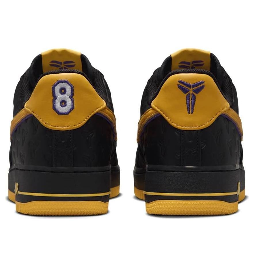 Nike x Kobe Bryant Air Force 1 Low 'Lakers Away' – Black/Gold/Purple (HV5122-001)