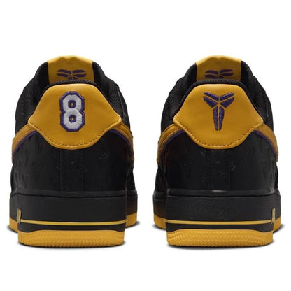 Nike x Kobe Bryant Air Force 1 Low 'Lakers Away' – Black/Gold/Purple (HV5122-001)