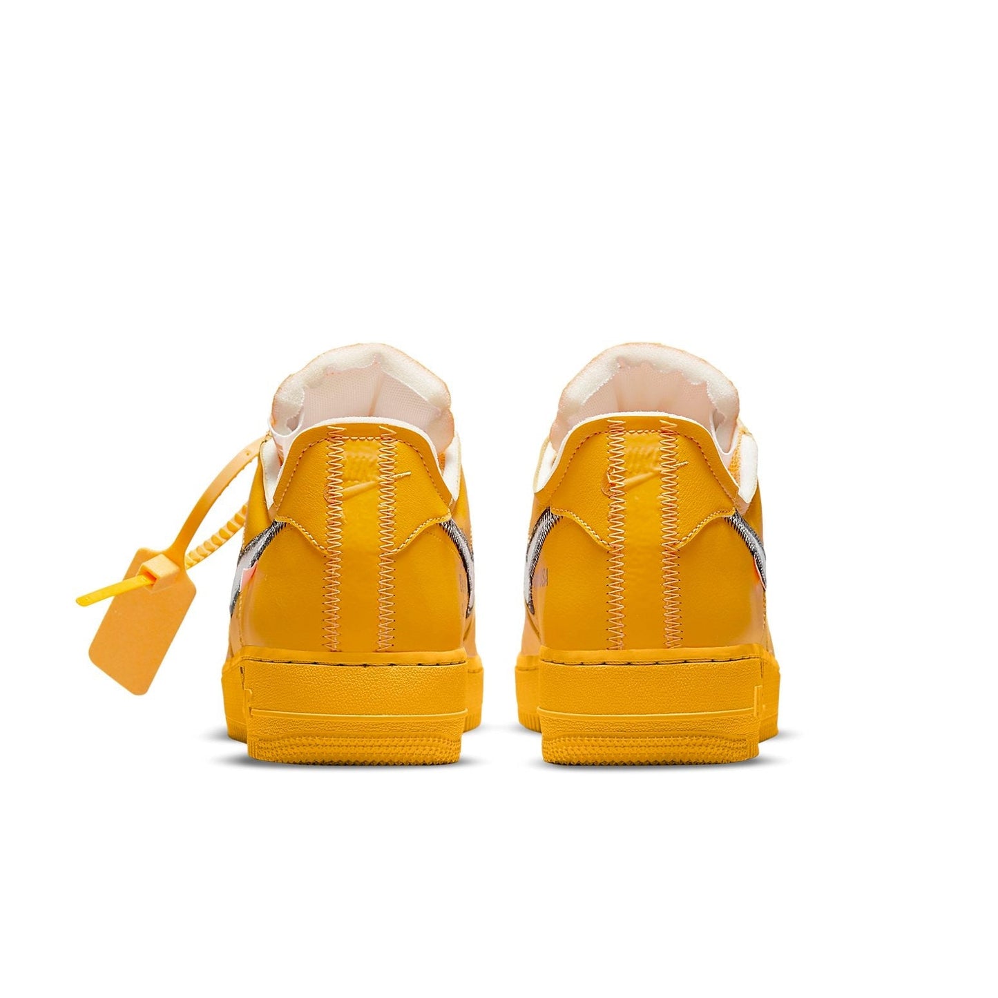 Nike x Off-White Air Force 1 Low 'Lemonade' University Gold / Metallic Silver DD1876-700
