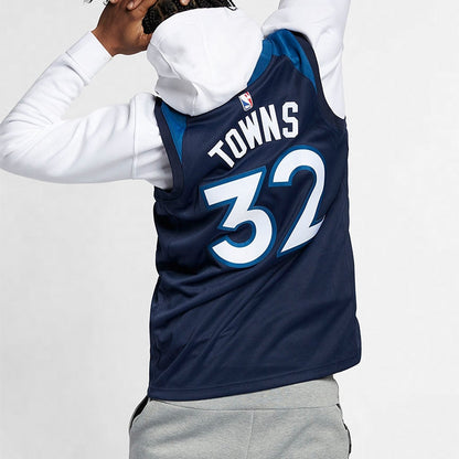 Nike x NBA Minnesota Timberwolves Karl-Anthony Towns #32 Swingman Jersey – Navy / Blue (864491-420)