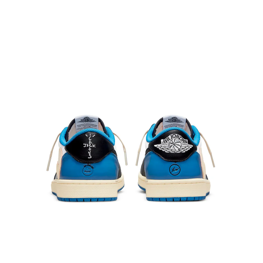 Air Jordan 1 Low x Fragment Design x Travis Scott 'White / Royal Blue' DM7866-140