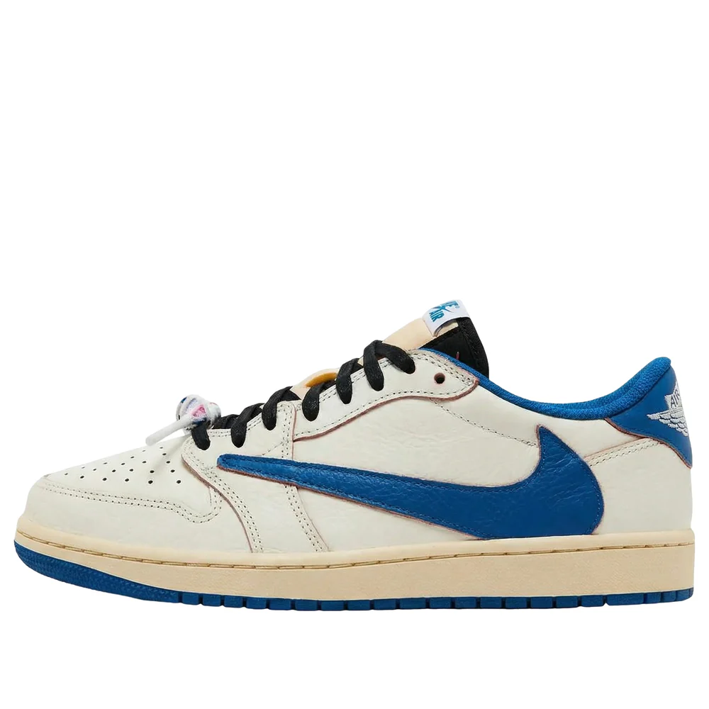 Air Jordan 1 Low x Travis Scott x Fragment 'Sail / Military Blue' DM7866-104