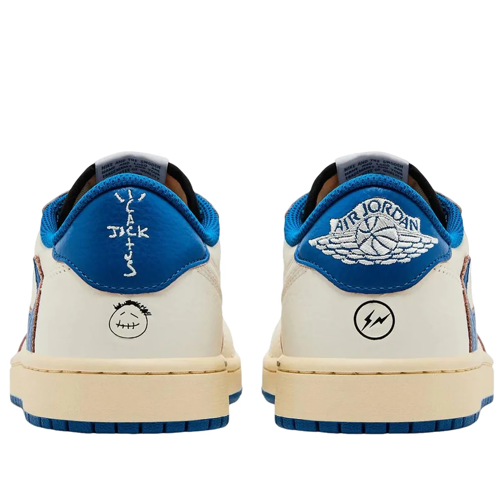 Air Jordan 1 Low x Travis Scott x Fragment 'Sail / Military Blue' DM7866-104