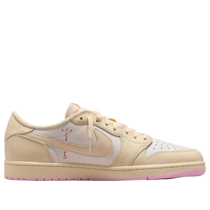 Air Jordan 1 Low OG x Travis Scott 'Muslin / Shy Pink' IQ7604-100