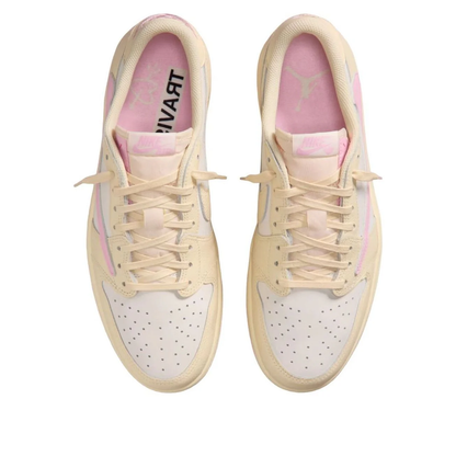 Air Jordan 1 Low OG x Travis Scott 'Muslin / Shy Pink' IQ7604-100