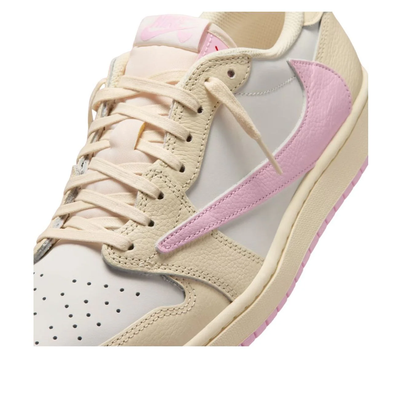 Air Jordan 1 Low OG x Travis Scott 'Muslin / Shy Pink' IQ7604-100