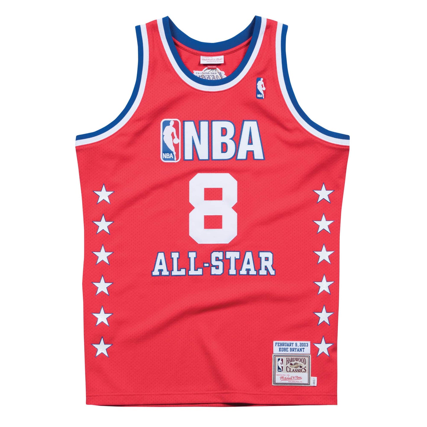 Mitchell & Ness NBA Kobe Bryant #8 2003 All-Star West Authentic Jersey – Red – AJY4CP19004
