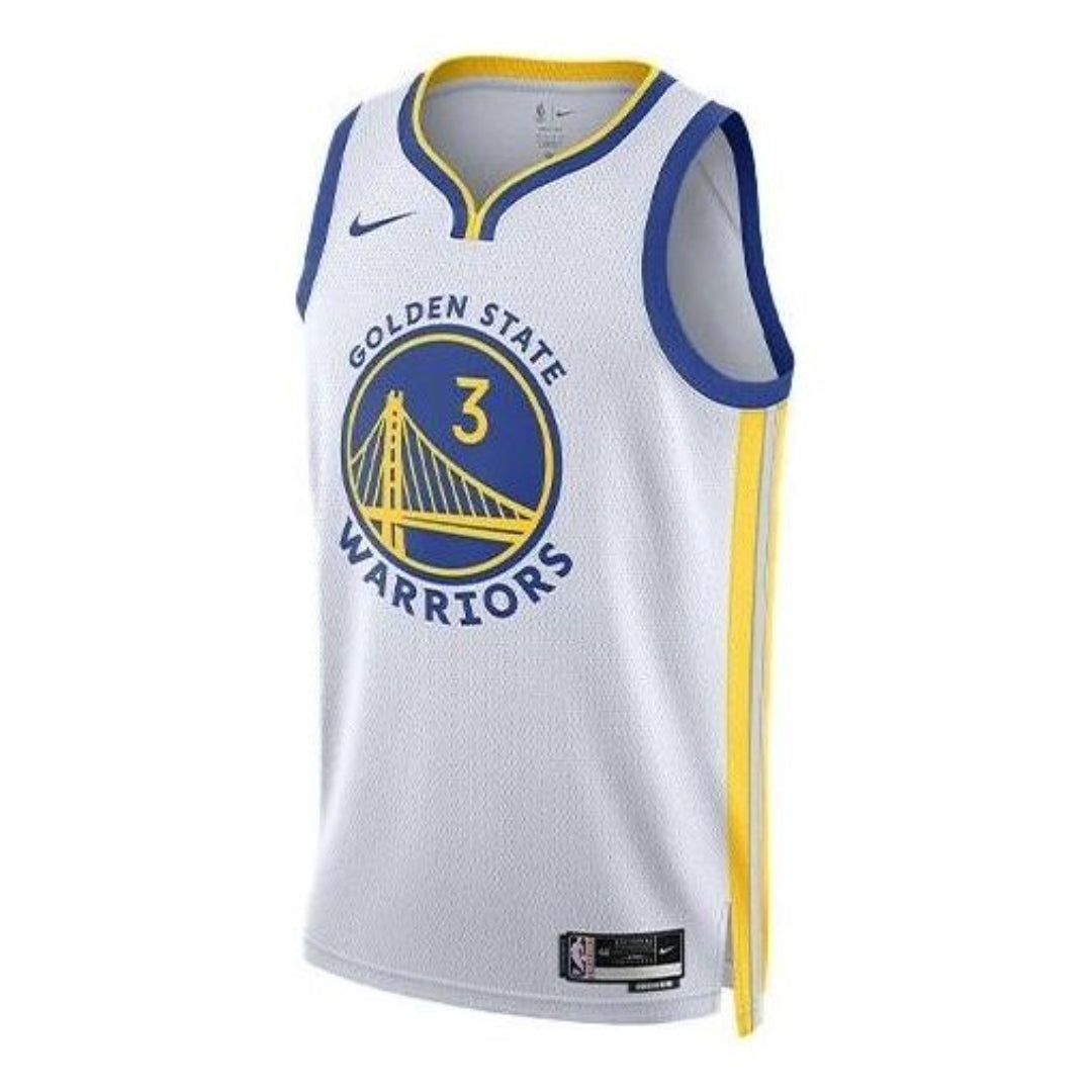 Nike Dri-FIT NBA Swingman Jersey – Golden State Warriors Association Edition 2022/23 ‘White / Blue / Yellow’ (DN2077-106)