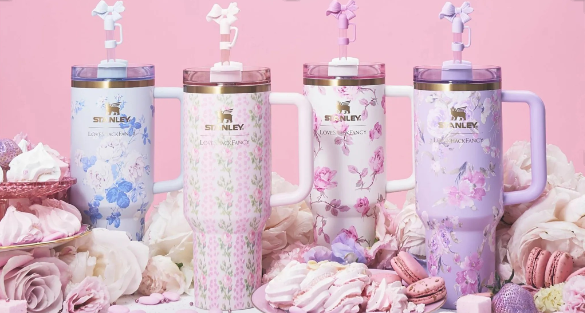 Stanley Tumbler 40 oz (Blooming Blue)