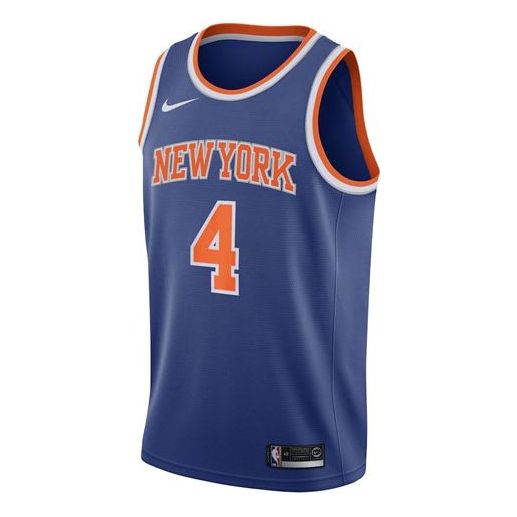 Nike NBA New York Knicks Derrick Rose #4 Swingman Jersey (Men's) – Blue – CW3675-407