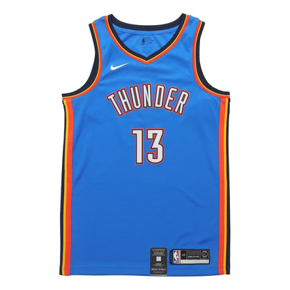 Nike NBA Oklahoma City Thunder SW Fan Edition Swingman Jersey – Paul George #13 (2019-20) – Blue | Style AV4955-404