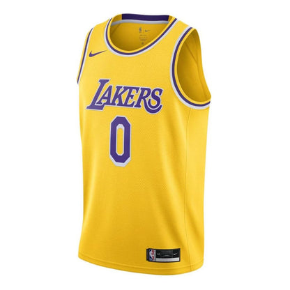 Nike NBA Los Angeles Lakers Russell Westbrook #0 Icon Edition Swingman Jersey 'Gold' CW3669-741