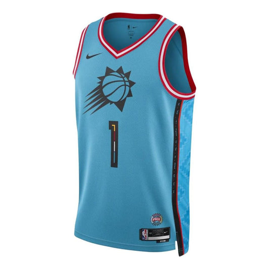 Nike Dri-FIT NBA Phoenix Suns Devin Booker #1 City Edition 2022/23 Swingman Jersey – DO9607-416
