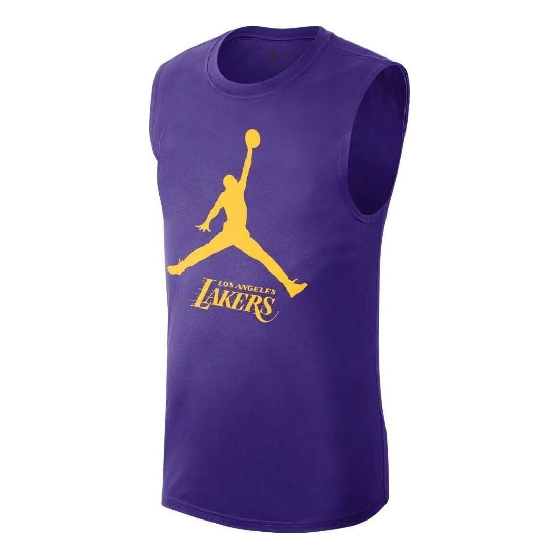 Nike Jordan LA Lakers NBA Essential Sleeveless Jersey – Purple/Gold (FQ1979-504)
