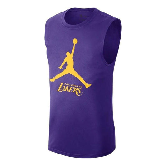 Nike Jordan LA Lakers NBA Essential Sleeveless Jersey – Purple/Gold (FQ1979-504)