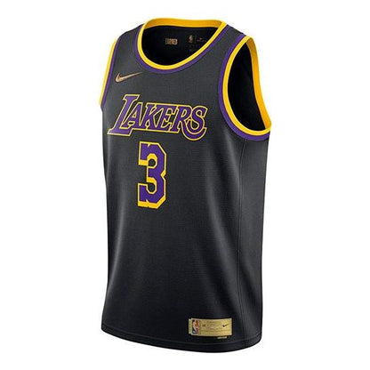 Nike NBA Los Angeles Lakers Anthony Davis #3 Swingman Jersey – Black (CN9929-010)