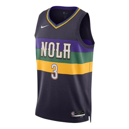 Nike NBA New Orleans Pelicans 'NOLA' City Edition Swingman Jersey 'CJ McCollum #3' 2022-23 DO9602-530