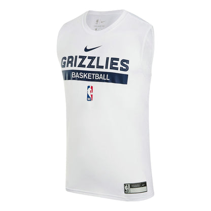 Nike x NBA Memphis Grizzlies Dri-FIT Practice Jersey – White / Navy (FN5207-100)