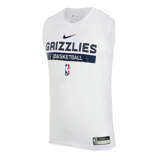 Nike x NBA Memphis Grizzlies Dri-FIT Practice Jersey – White / Navy (FN5207-100)