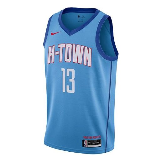 Nike NBA Houston Rockets James Harden #13 City Edition Swingman Jersey – Blue | CN1731-467