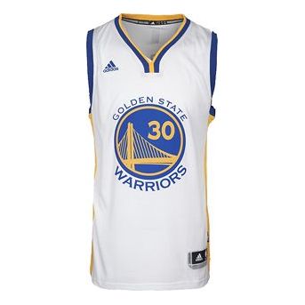 Adidas NBA Golden State Warriors Stephen Curry Home Jersey | White #30 | A45915