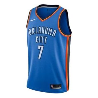 Nike NBA Carmelo Anthony #7 Oklahoma City Thunder Icon Edition Swingman Jersey – Blue (864497-411)