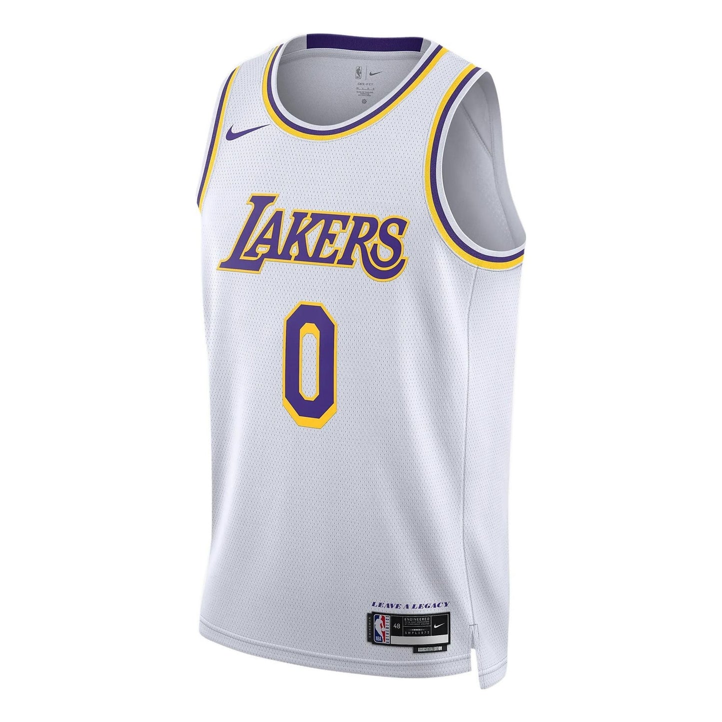 Nike NBA LA Lakers Association Edition Swingman Jersey 'Russell Westbrook #0' 2022-23 DN2081-102