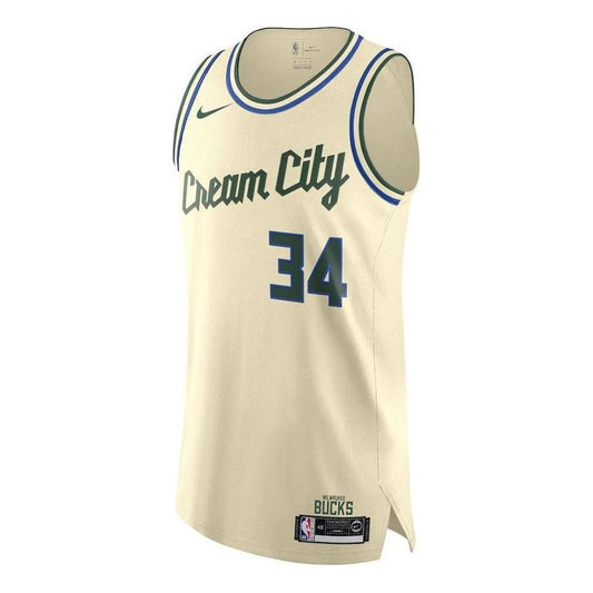Nike x NBA Authentic Milwaukee Bucks City Edition Jersey 'Giannis Antetokounmpo #34' – AV4590-280
