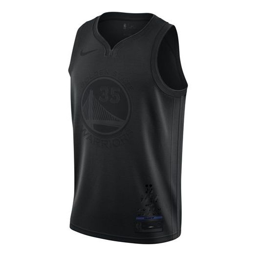 Nike NBA Golden State Warriors MVP Connected Jersey – Kevin Durant #35 Black (BQ5411-010)