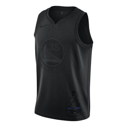 Nike NBA Golden State Warriors MVP Connected Jersey – Kevin Durant #35 Black (BQ5411-010)