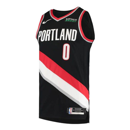 Nike NBA Portland Trail Blazers Icon Edition Jersey – Damian Lillard #0 White (AV2696-010)