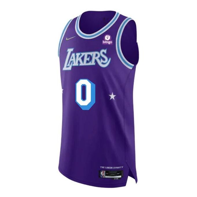 Nike NBA Los Angeles Lakers Russell Westbrook #0 Icon Edition Swingman Jersey – DB3675-504 'Purple'