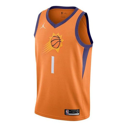 Nike Air Jordan Phoenix Suns Devin Booker #1 NBA Swingman Jersey – Orange (CV9491-846)