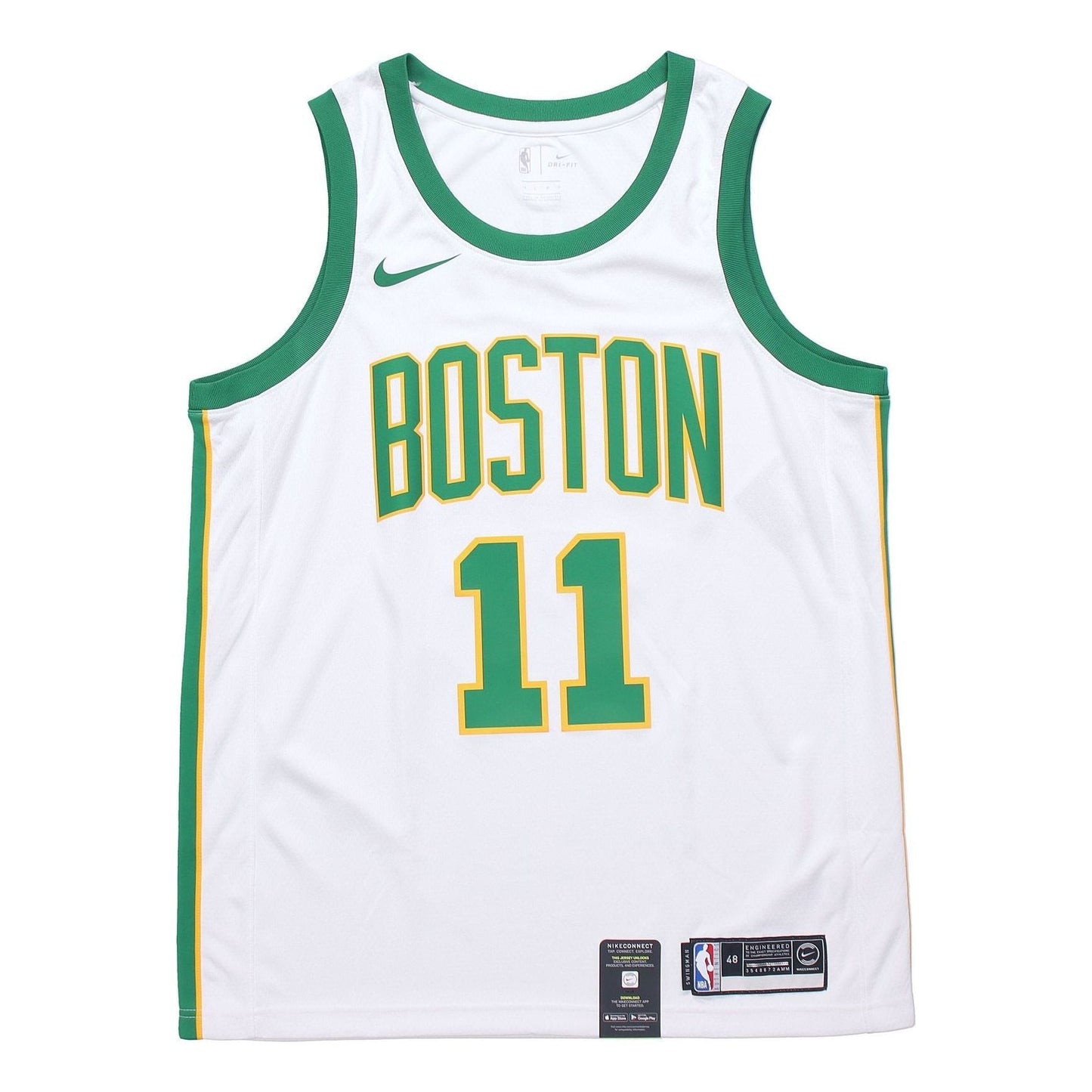 Nike Kyrie Irving Boston Celtics 2018/19 Swingman Jersey #11 – White/Green (AJ4596-101)