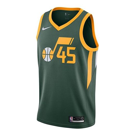 Nike NBA Utah Jazz Donovan Mitchell #45 Earned Edition Swingman Jersey – CD7015-323 'Green'