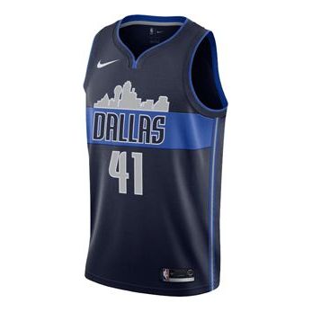 Nike NBA Dallas Mavericks Dirk Nowitzki #41 Jersey – Limited Edition Blue (877202-420)