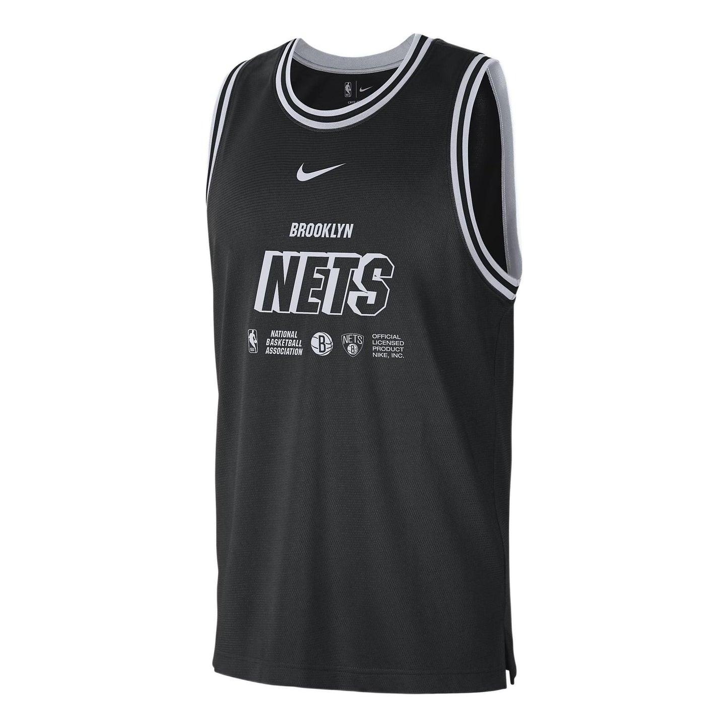 Nike x NBA Brooklyn Nets Dri-FIT DNA Practice Jersey – Black / White / Grey (DR2269-010)