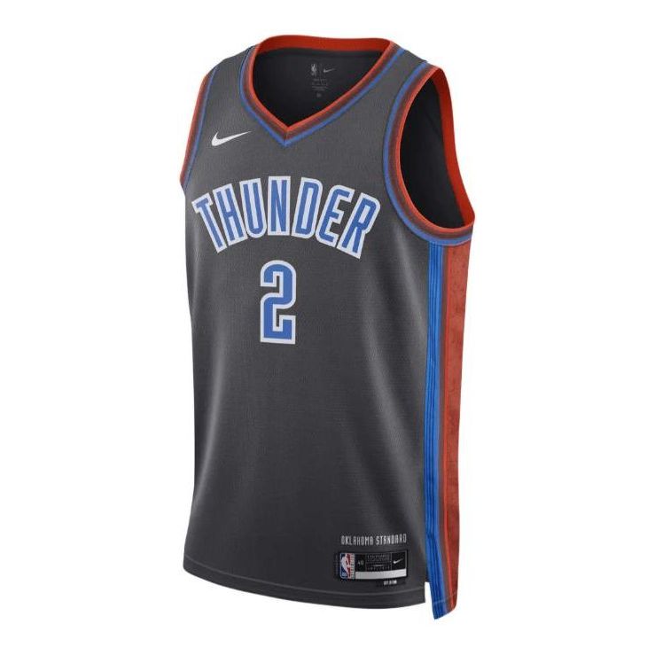 Nike NBA Shai Gilgeous-Alexander #2 OKC Thunder City Edition 2022-23 Swingman Jersey – DO9604-060