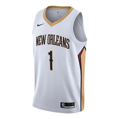 Nike NBA New Orleans Pelicans Zion Williamson SW Fan Edition Jersey | White #1 | 864433-103