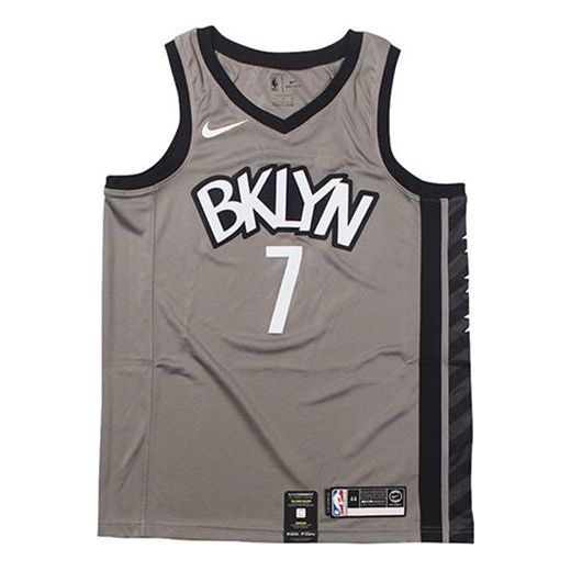 Nike NBA Kevin Durant Brooklyn Nets 2019/20 Statement Edition SW Fan Jersey #7 – Gray (AT9792-003)