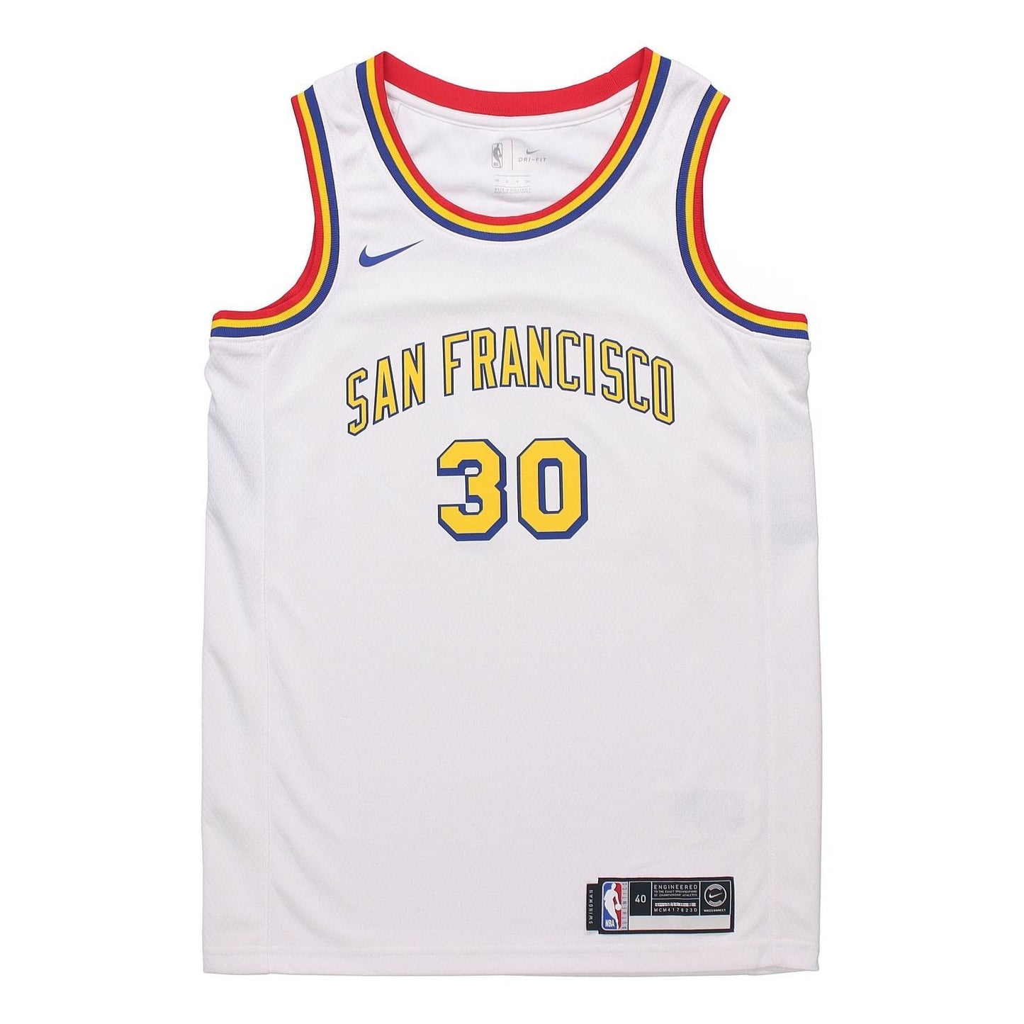 Nike NBA Golden State Warriors Stephen Curry #30 Fan Edition Jersey – BQ8108-103