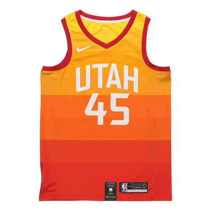 Nike NBA SW Swingman Jersey – Utah Jazz #45 Donovan Mitchell City Edition 19-20 | AJ4648-728 Orange