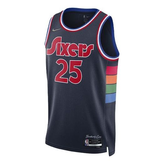 Nike NBA Philadelphia 76ers Ben Simmons #25 Swingman Jersey Blue DB4041-419