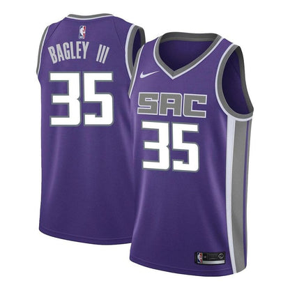 Nike NBA Marvin Bagley III #35 Sacramento Kings 'SAC' Icon Edition Swingman Jersey – Purple (864507-519)