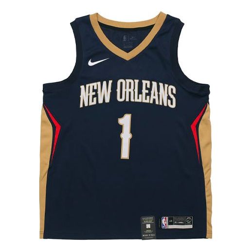 Nike NBA New Orleans Pelicans SW Fan Edition Jersey – Zion Williamson #1 Navy (864493-427)