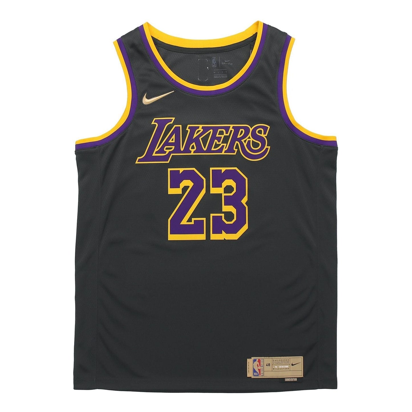 Nike NBA Swingman Jersey – Los Angeles Lakers LeBron James #23 Black (CN9929-013)