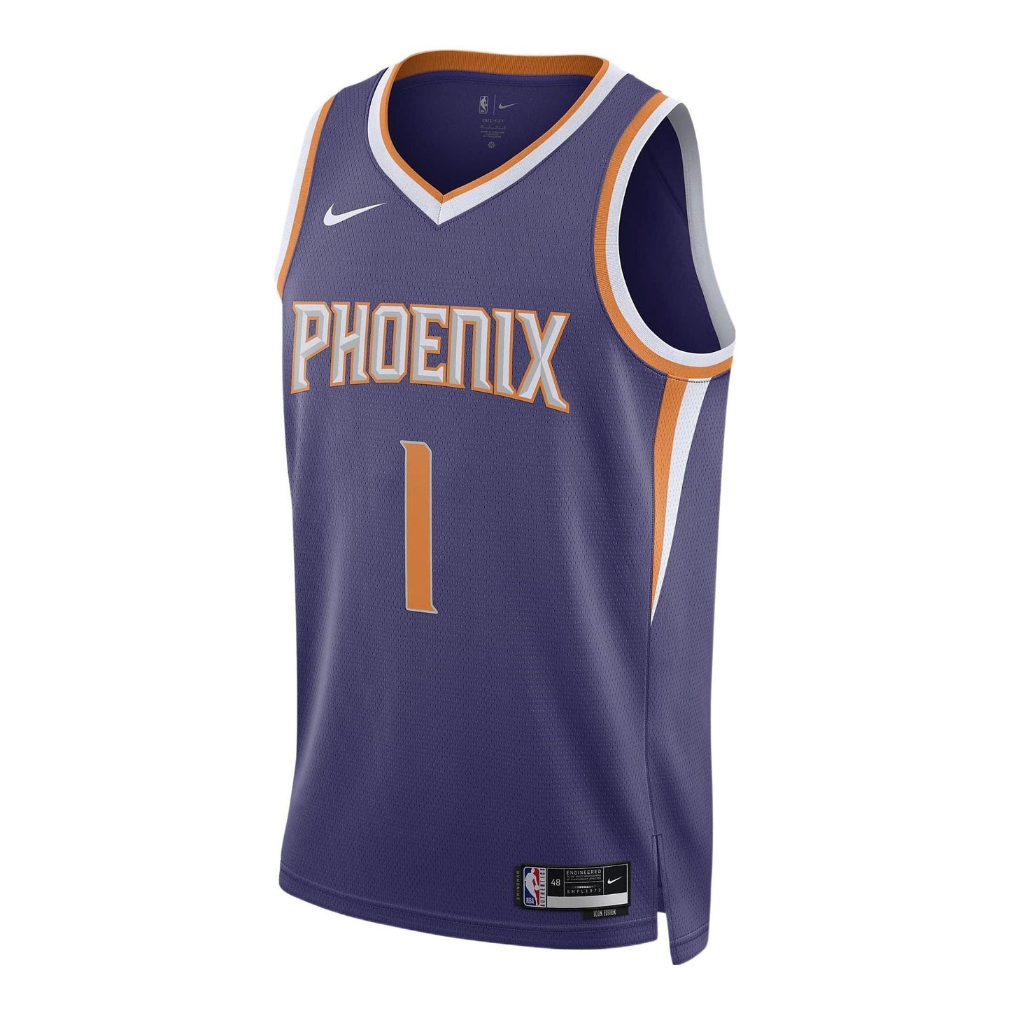 Nike Dri-FIT NBA Phoenix Suns Devin Booker #1 Icon Edition Swingman Jersey – FB1811-566