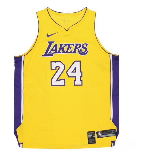 Nike NBA Los Angeles Lakers Kobe Bryant Icon Edition Authentic Player Edition Jersey | Yellow #24 | AQ2107-728