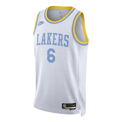 Nike x NBA Los Angeles Lakers Dri-FIT LeBron James Jersey 'White' (DO9448-101)